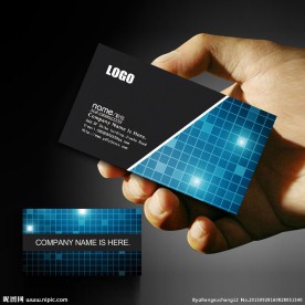 时尚个性名片模板