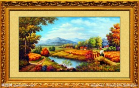 田园油画