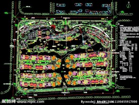 花园规划总平图指标