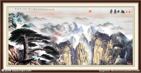 黄山迎客松 迎客松