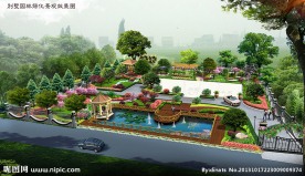 别墅园林绿化景观效果