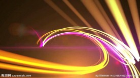 七彩流光动感光影视频