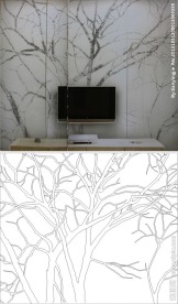 树 树枝 抽象图