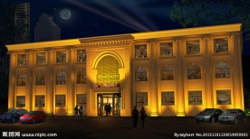 夜景酒店(贴图材质全)