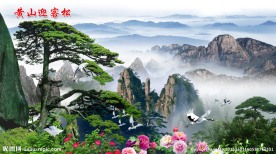 迎客松 松鹤延年