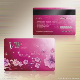 美容美发VIP卡模板