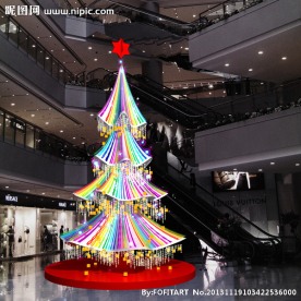 时尚创意圣诞树模型