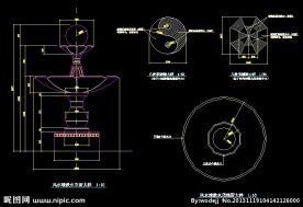 风水球及八卦铺装大样