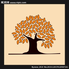 无框画树