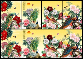 花开富贵 无框画