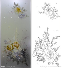 牡丹花 欧式花 抽象