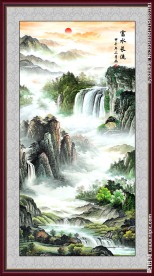 巨幅山水画