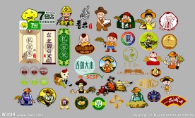 大米包装设计素材