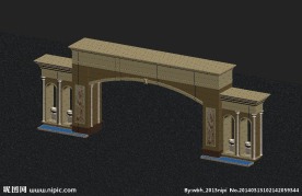 max大门模型 无贴