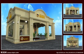 欧式房交会展览设计