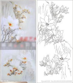 玉兰飘香（路径未闭合