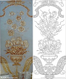 郁金香 欧式花 线条