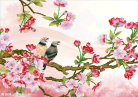 花开富贵钻石画