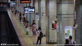 北京地铁2号线人流