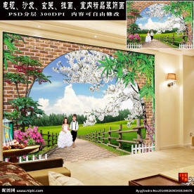 电视沙发背景墙装饰画