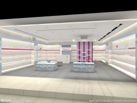 女鞋专卖店模型