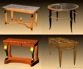 3D桌子