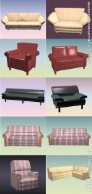 3D现代家具 沙发