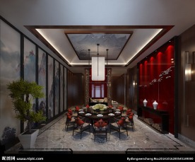 高档餐厅包间