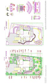 别墅建筑布置施工图