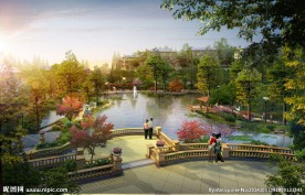 园林景观PSD分层效果