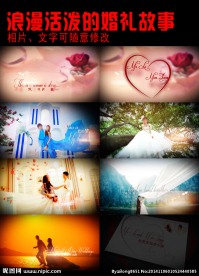 浪漫活泼的婚礼故事相