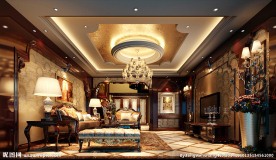 欧式客厅效果图