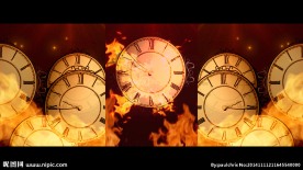 ED系列火焰时钟素材