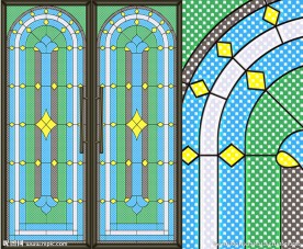 移门 玻璃贴 老上海