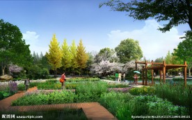 园林景观PSD分层效果