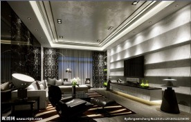 欧式客厅效果图