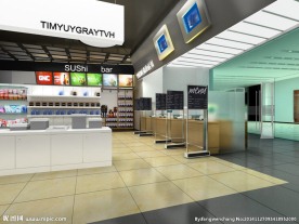 商场专柜效果图