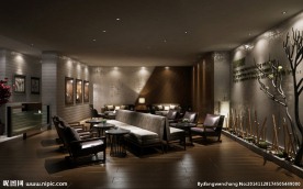 会所休息区效果图