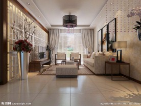 简约客厅室内效果图3d模型