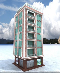 私人屋外墙效果