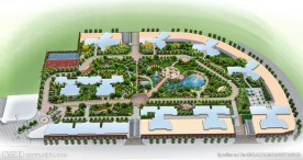 小区园林绿化景观效果图