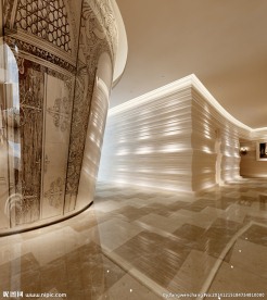 艺术展厅会所效果图