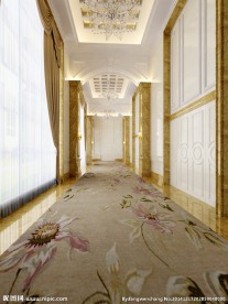 酒店过道效果图