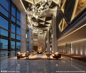 酒店大堂效果图