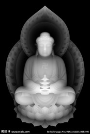 佛像灰度图