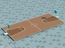 篮球场3D模型