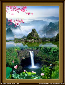 风景如画流水生财