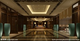 文化会所艺术效果图