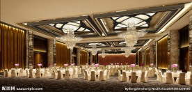 酒店宴客厅效果图