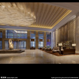 会所大厅效果图